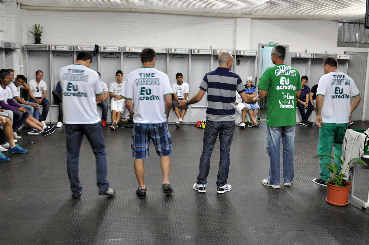 Grupo de jogadores entra em férias