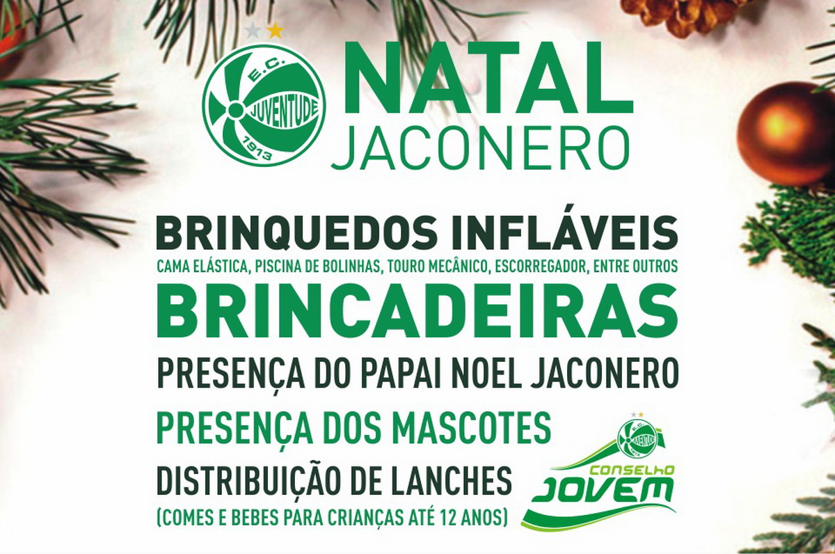 Natal Jaconero: Adquira seu ticket até quarta-feira
