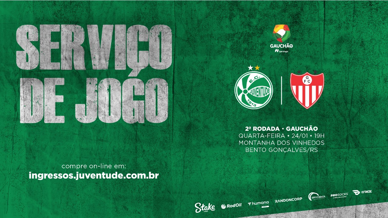 Serviço de jogo: Juventude x Guarany