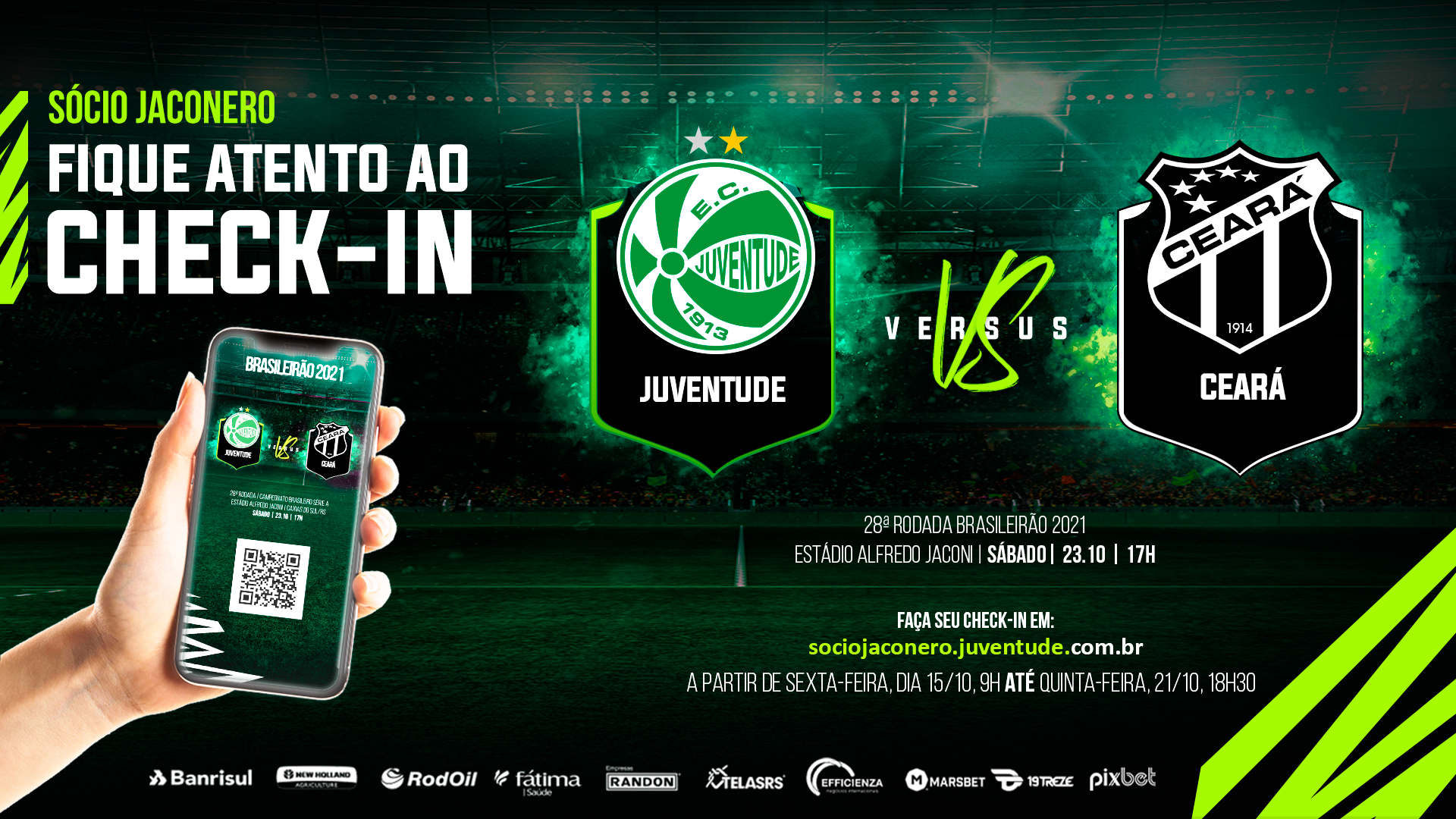 Juventude x Ceará – Serviço de jogo
