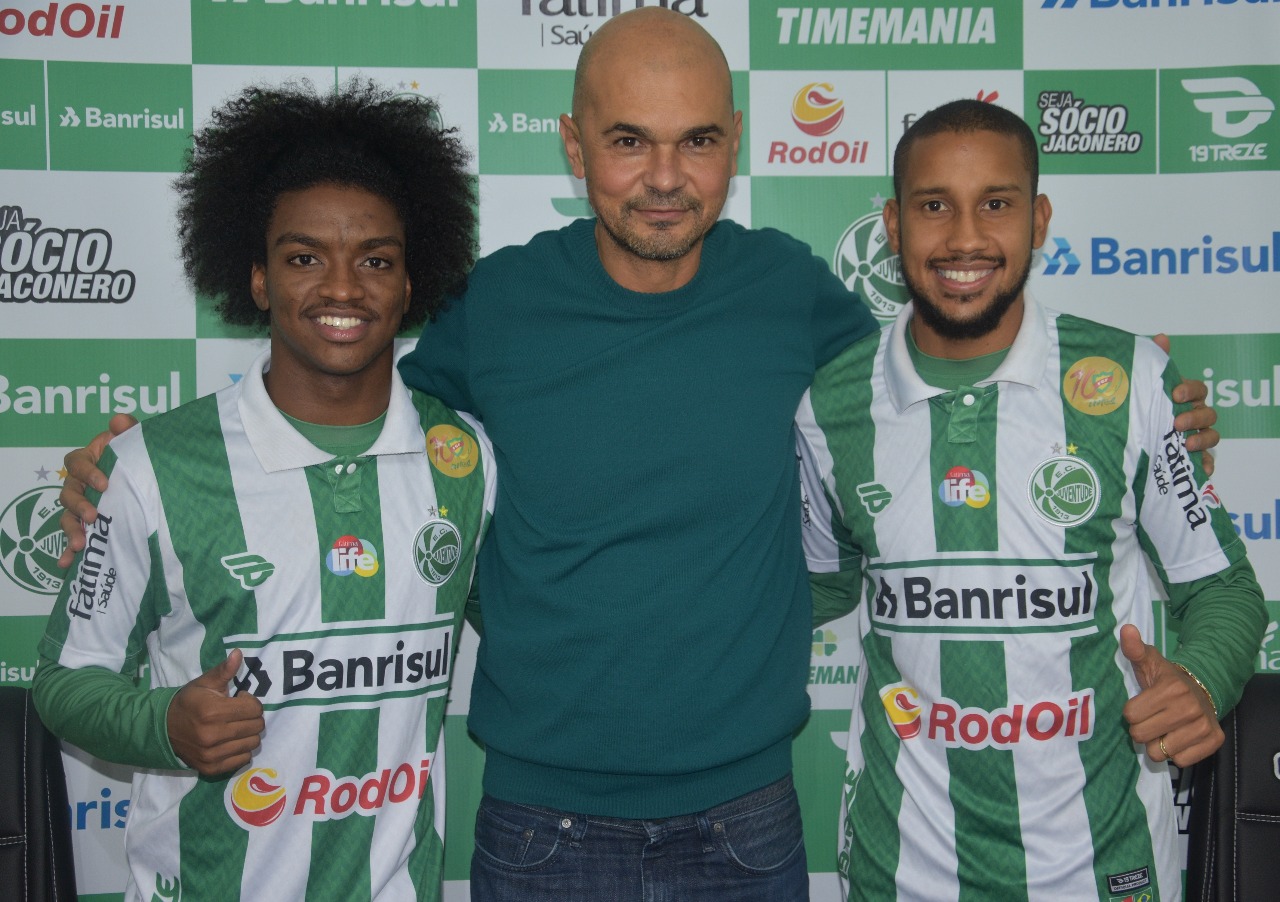 Juventude apresenta volante Jair e atacante Caio Rangel