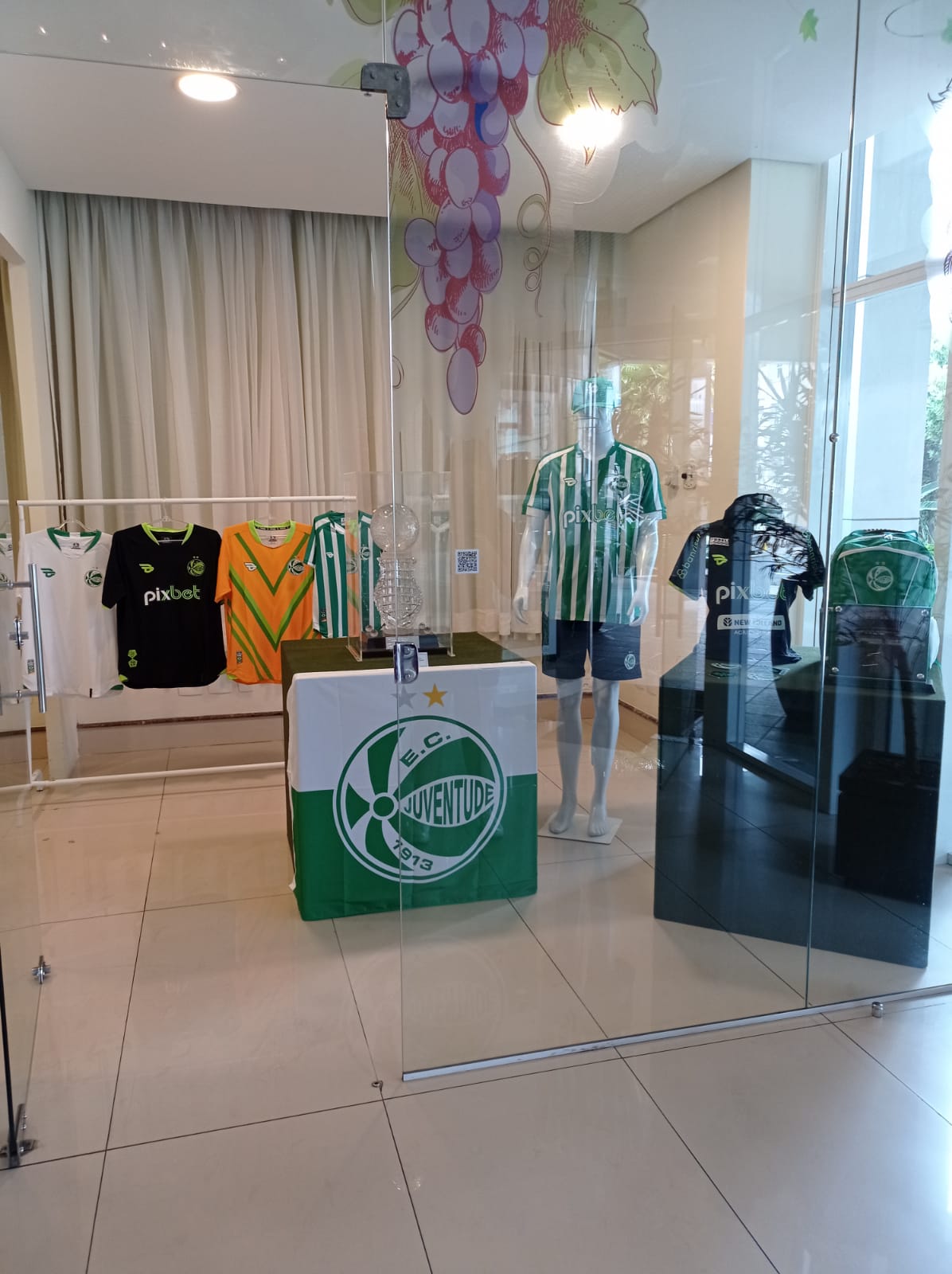 Hotel Blue Tree Towers e Juventude promovem exposição em celebração ao início do Campeonato Gaúcho