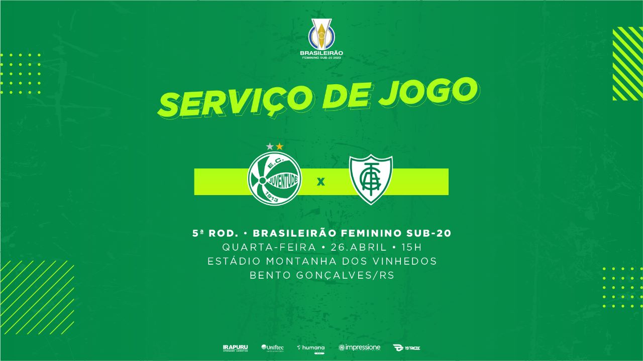 Brasileirão Feminino Sub-20: Juventude x América (MG)
