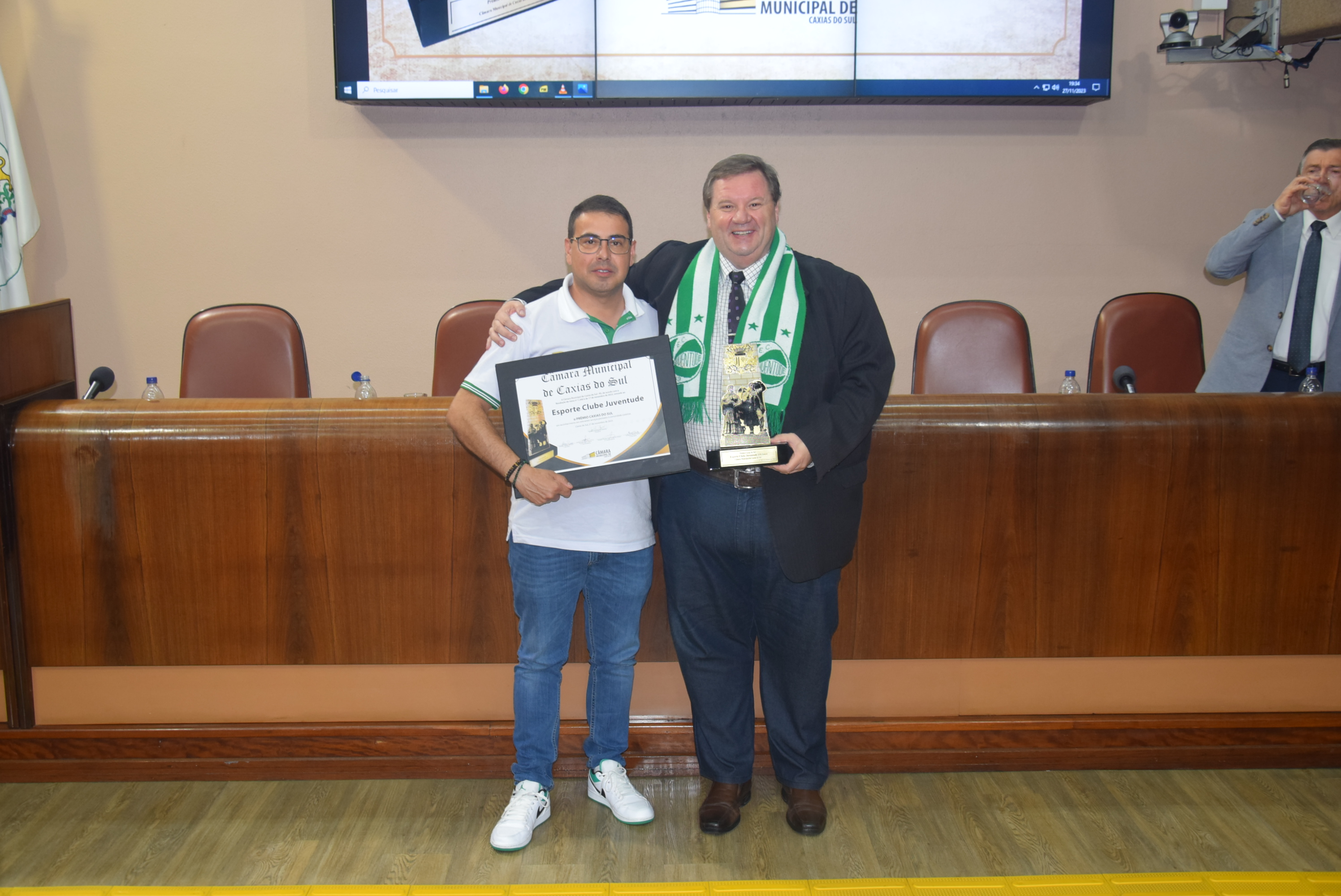 Juventude recebe o Prêmio Caxias do Sul