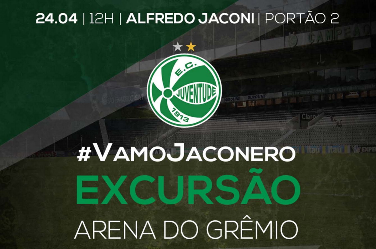 Participe da excursão para Ju x Grêmio, na Arena