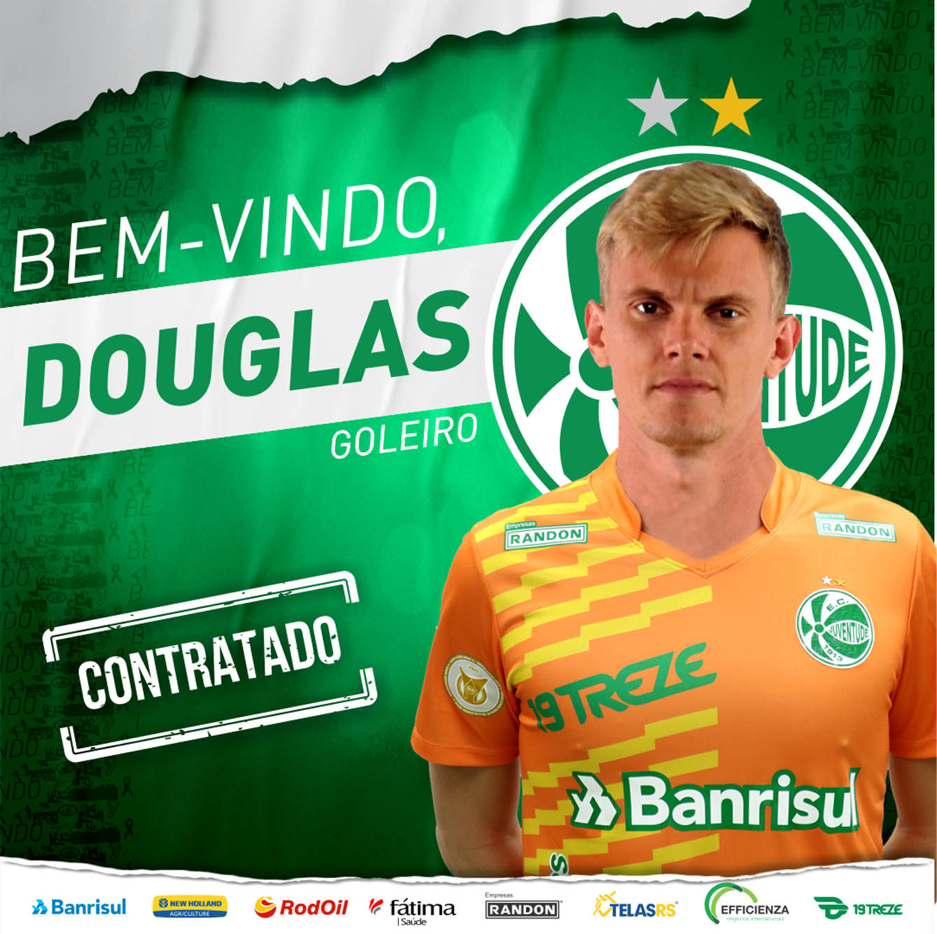 Juventude anuncia goleiro Douglas Friedrich