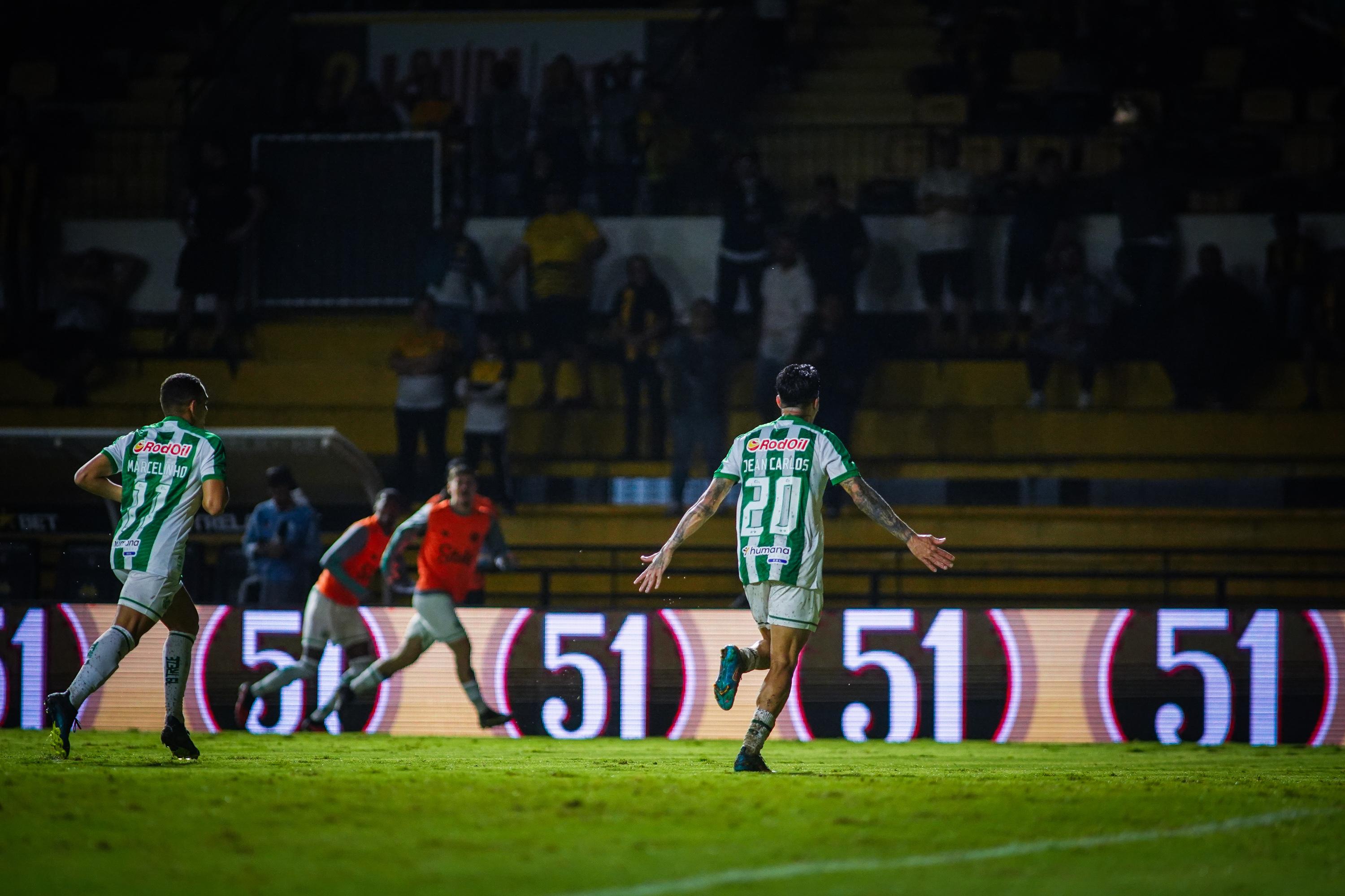 Jean Carlos marca e Ju abre o Brasileirão com empate diante do Criciúma