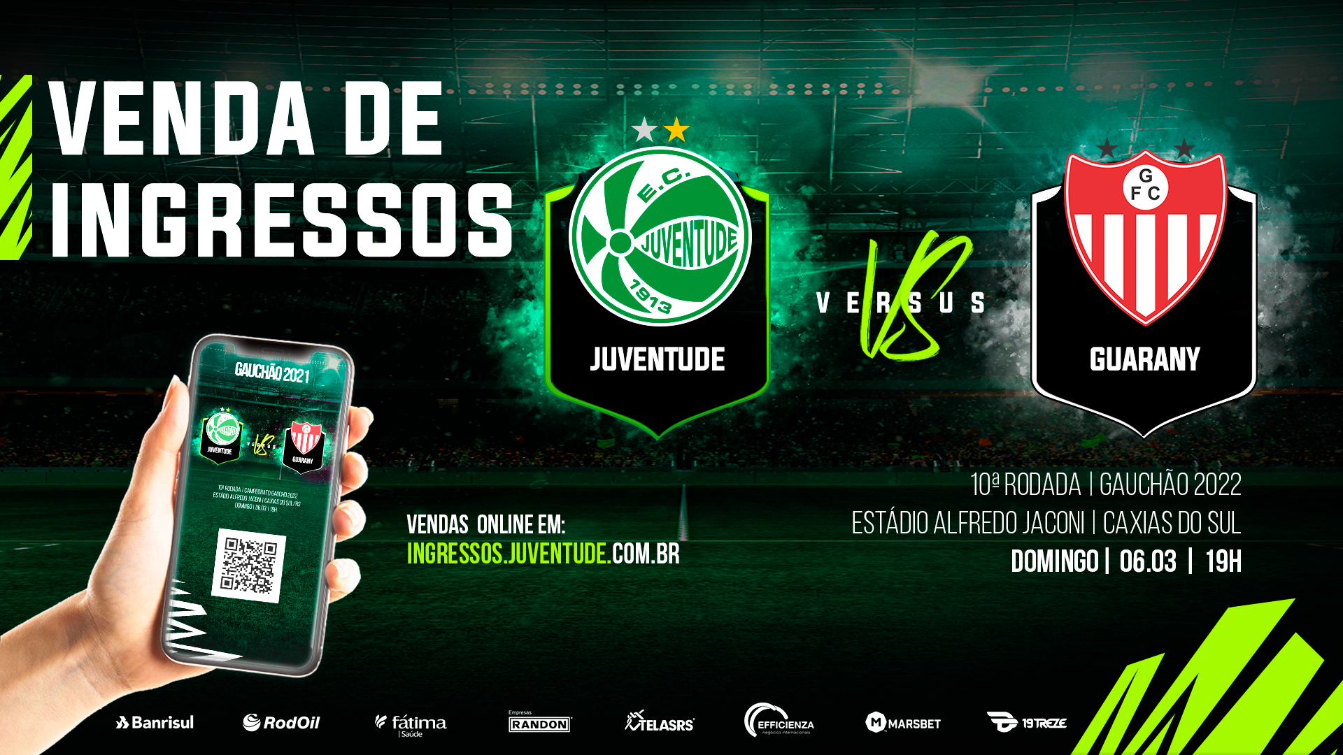 Juventude x Guarany – Serviço de jogo