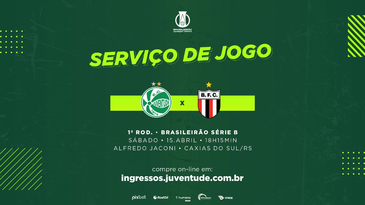 Serviço de jogo: Juventude x Botafogo (SP)