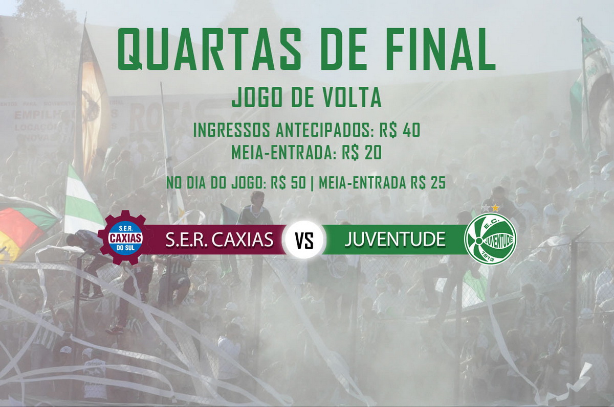 Caxias x Juventude: serviço de jogo