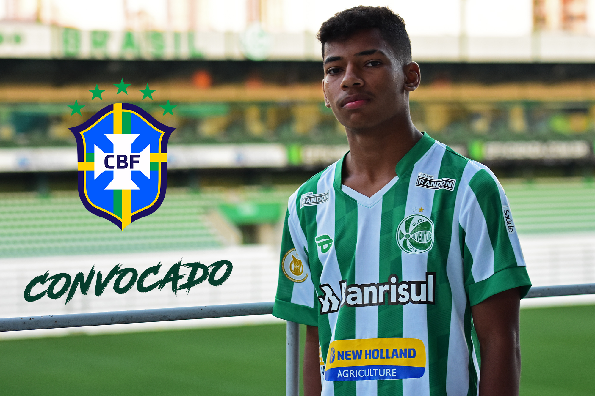 Meia Nicolas é convocado para a Seleção Brasileira Sub-15