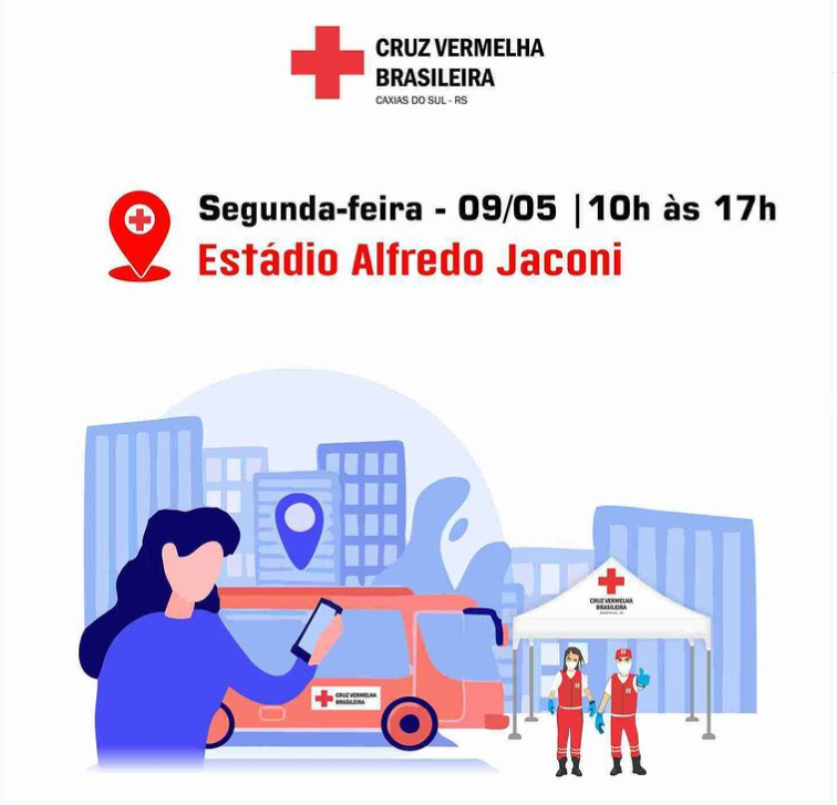 Juventude recebe a Operação Ônibus da Vacina, da Cruz Vermelha