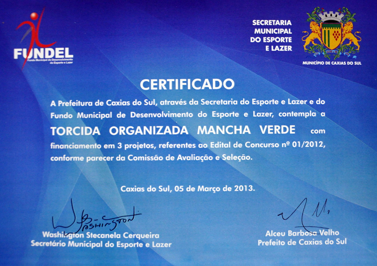 Fundel aprova três projetos da Mancha em parceria com o Juventude