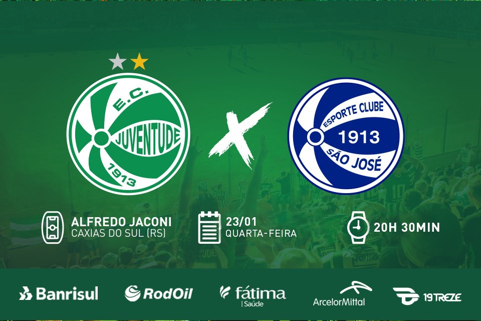 Juventude x São José: serviço de jogo