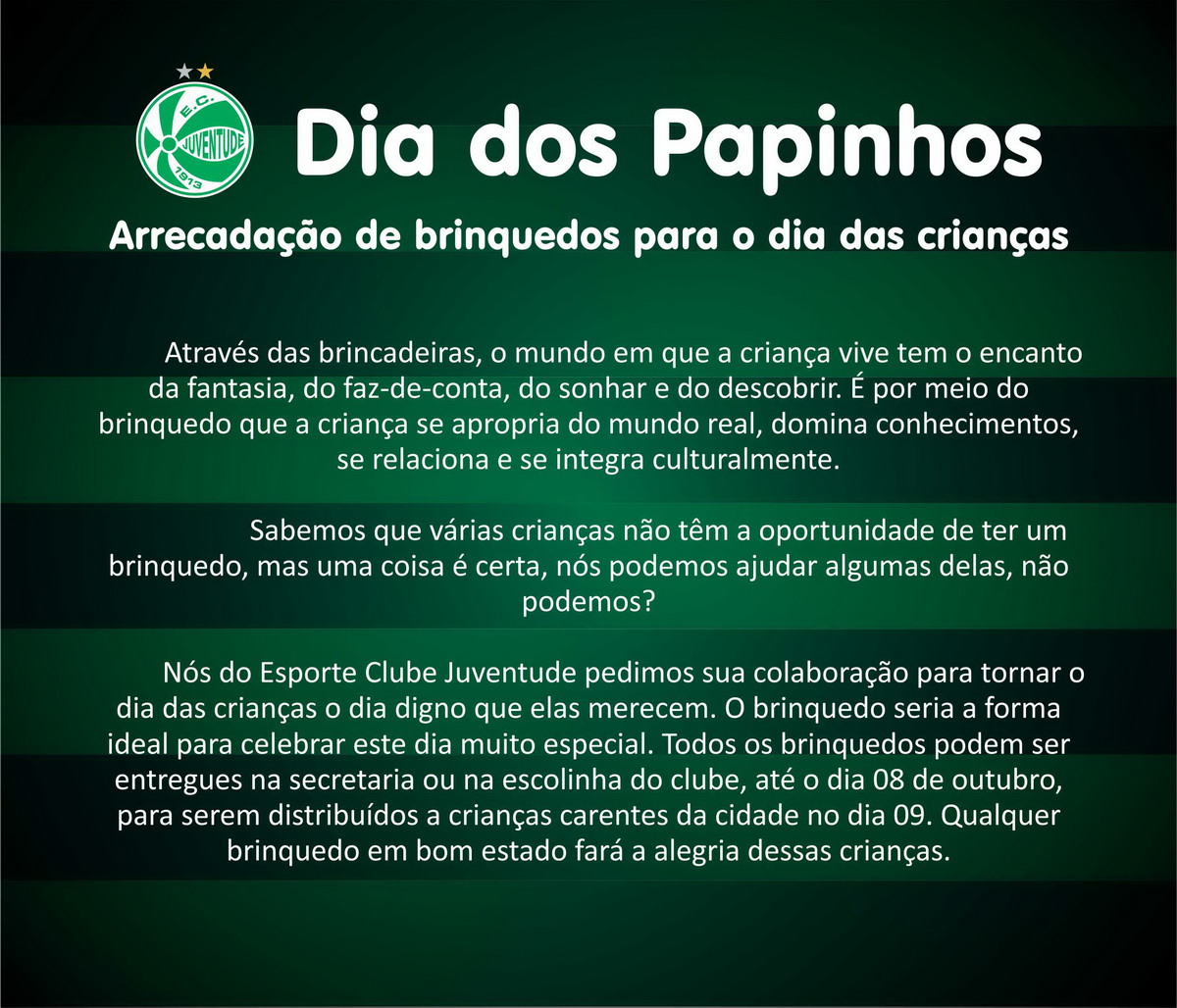 Ajude a fazer a festa de crianças carentes