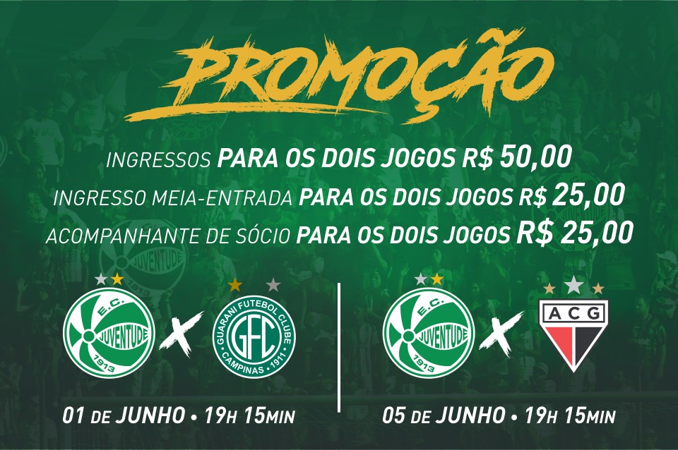 Juventude x Guarani: serviço de jogo