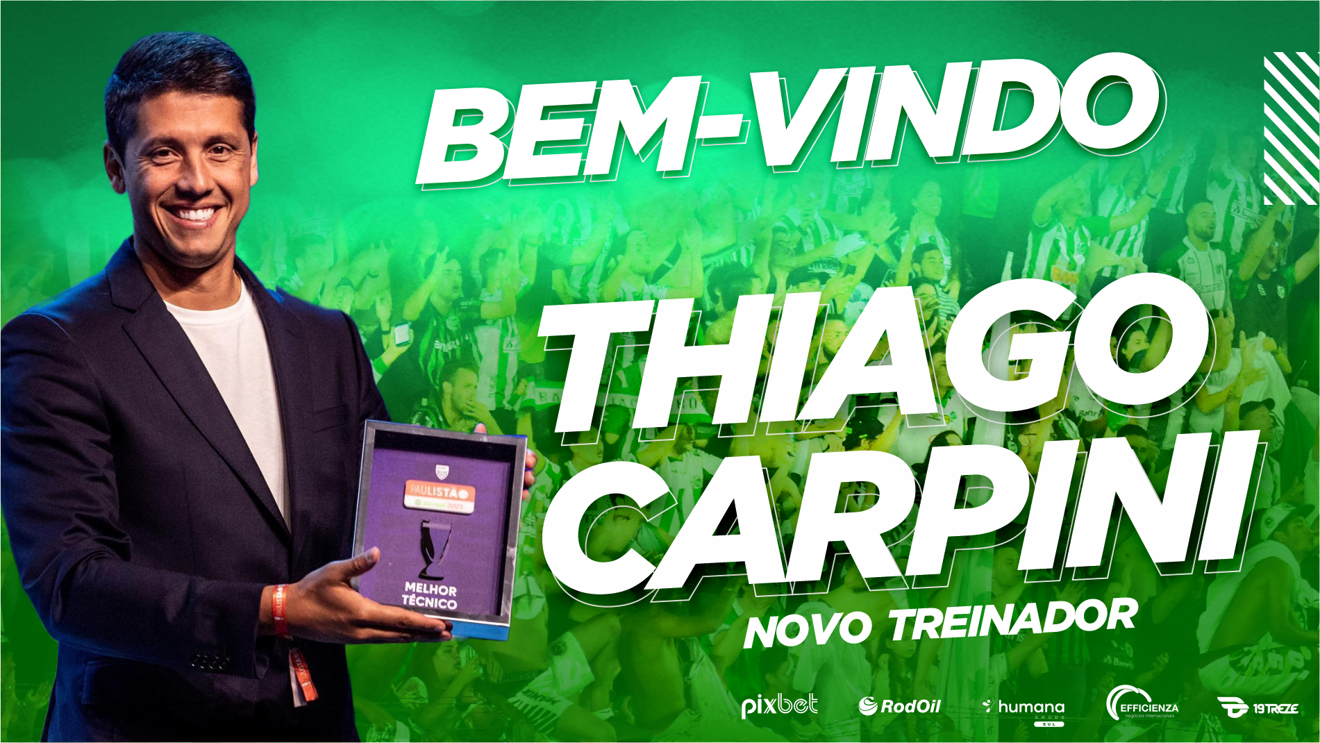 Juventude anuncia o técnico Thiago Carpini para a sequência da Série B