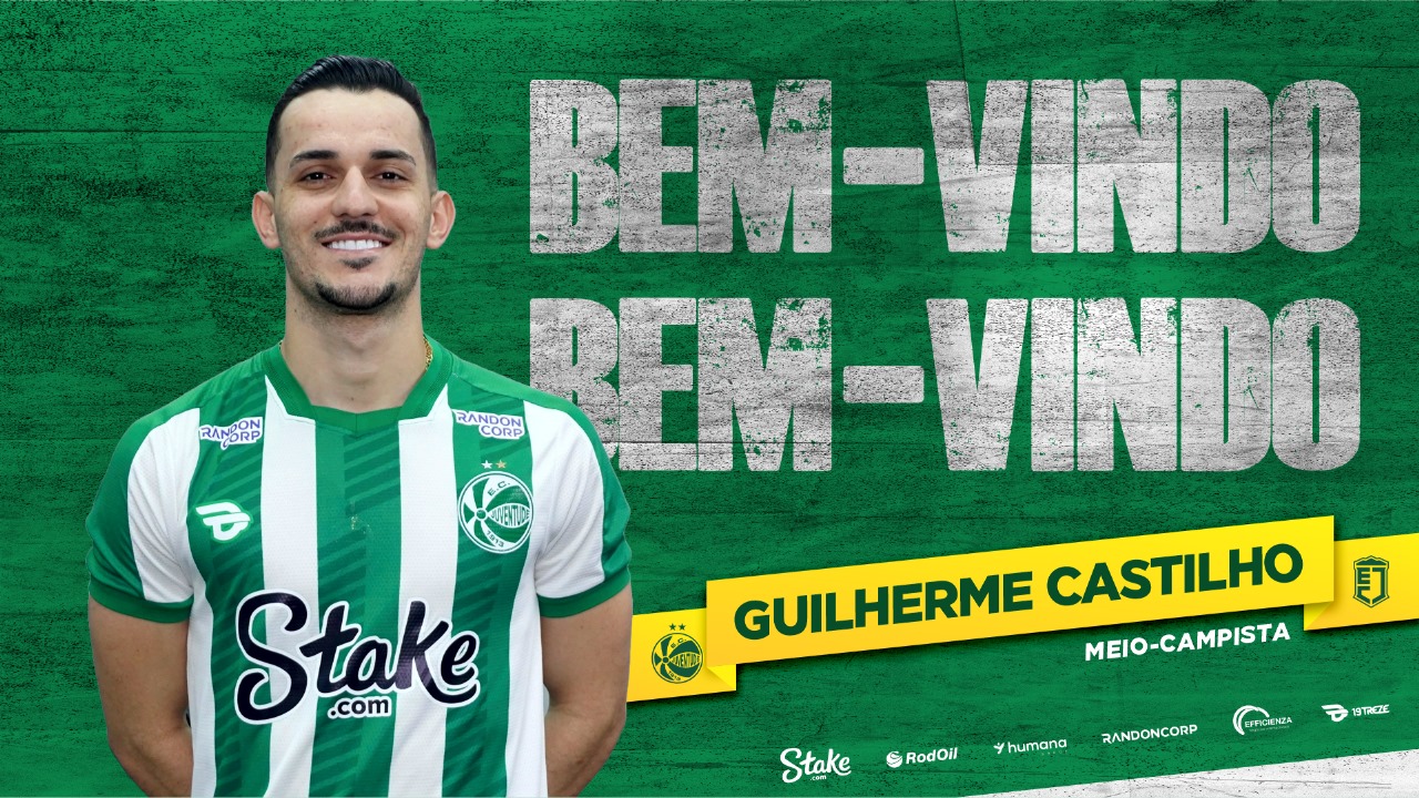 Meio-campista Guilherme Castilho é o novo reforço do Juventude