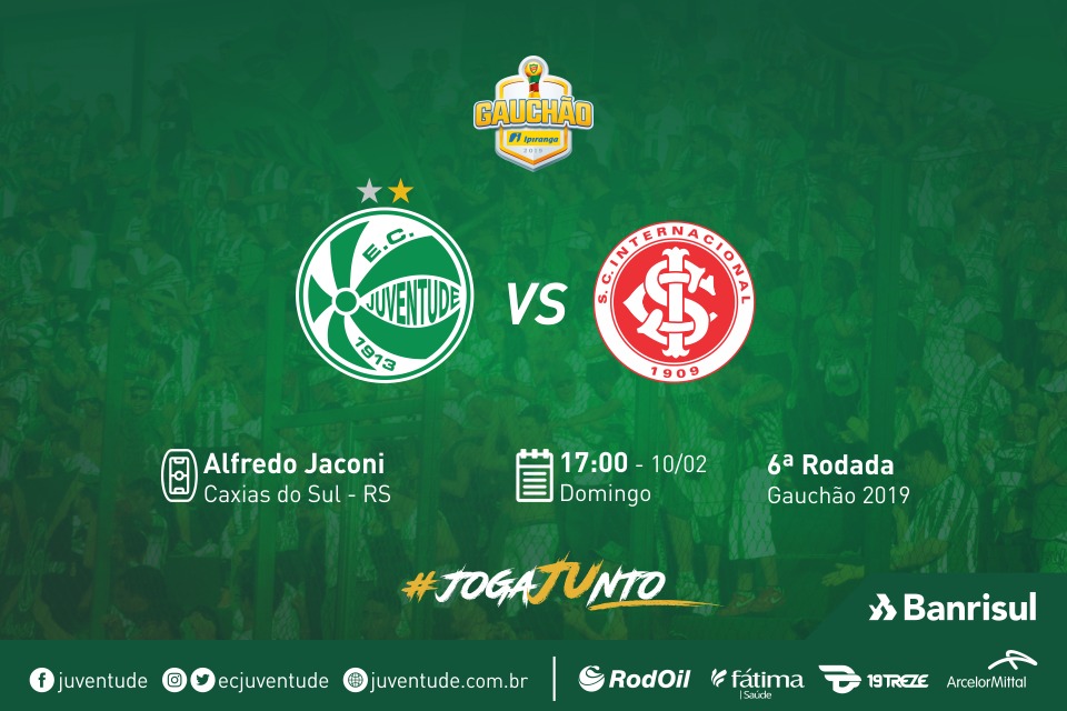 Juventude x Internacional: serviço de jogo