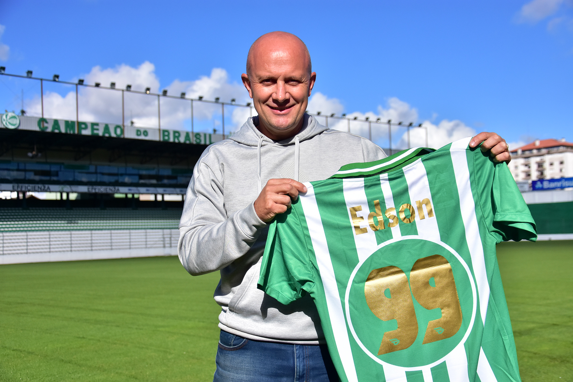 Campeão de três título com o Ju, Edson relembra sua história no Jaconi