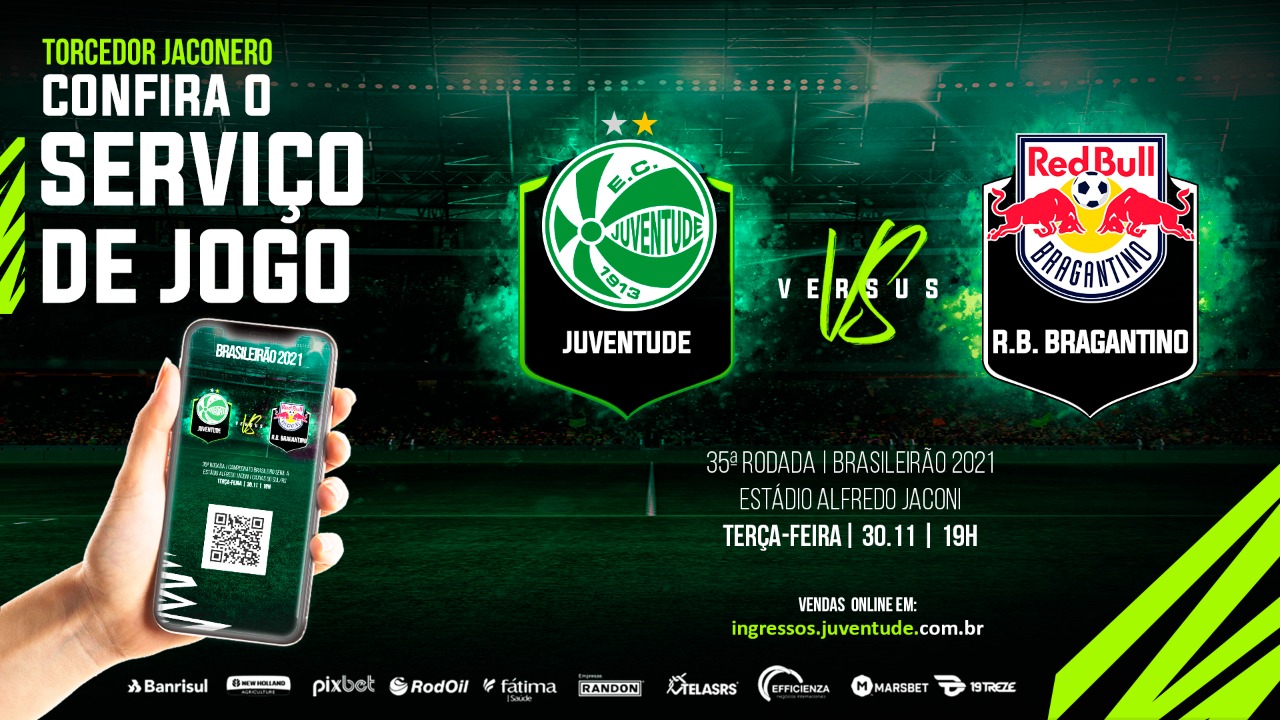 Juventude x Red Bull Bragantino - Serviço de jogo