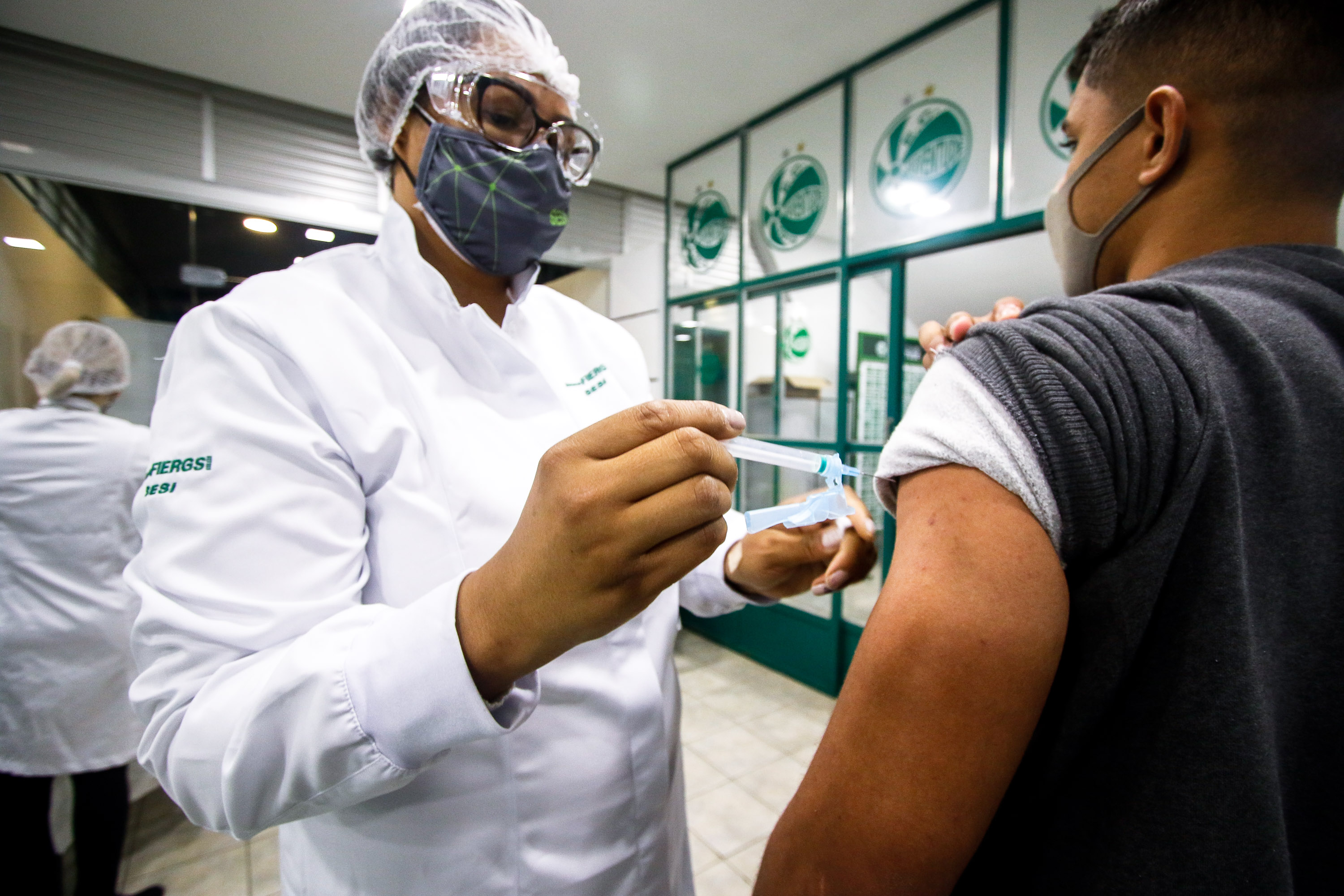 Atletas da Base estão todos vacinados com a 1ª dose contra a covid-19