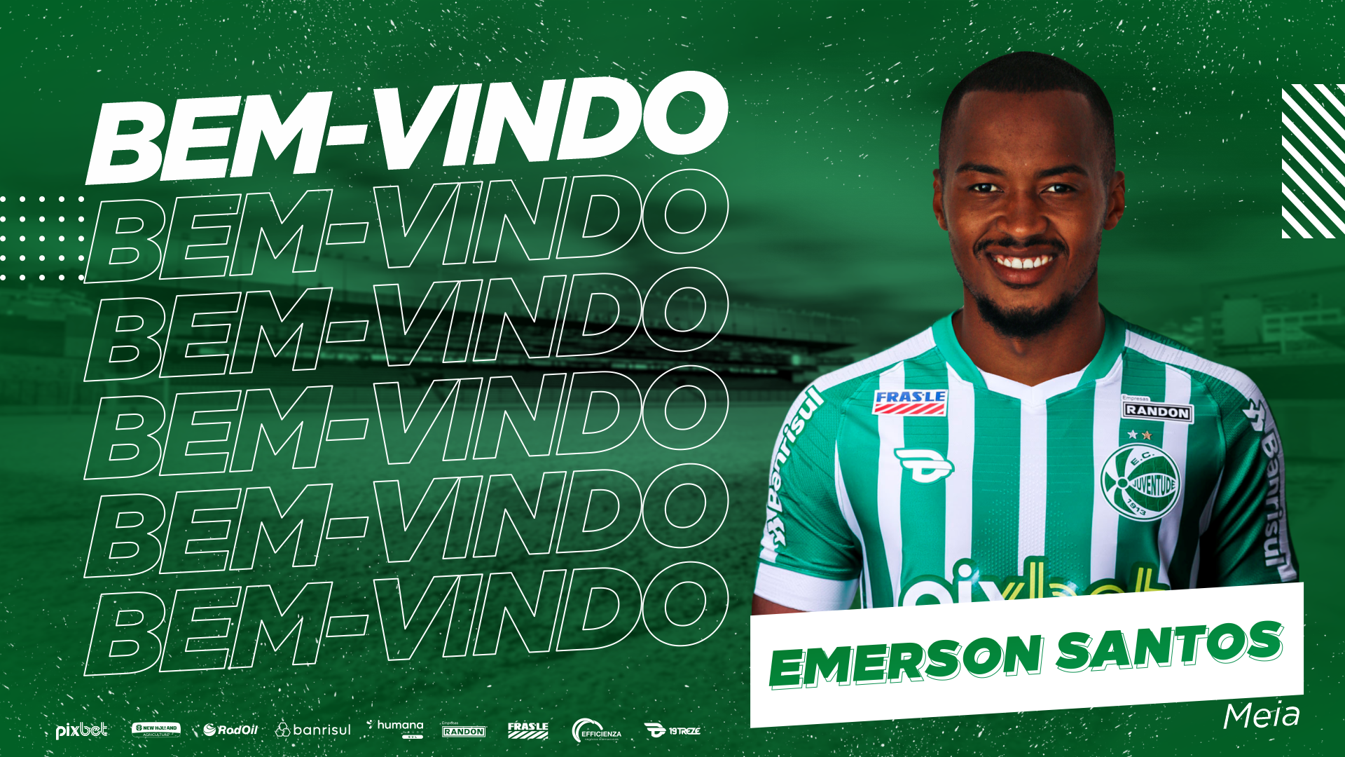 Emerson Santos é o novo reforço do Juventude