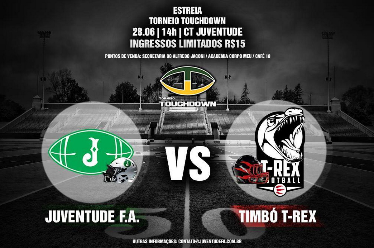 Juventude FA pronto para a estreia no Touchdown