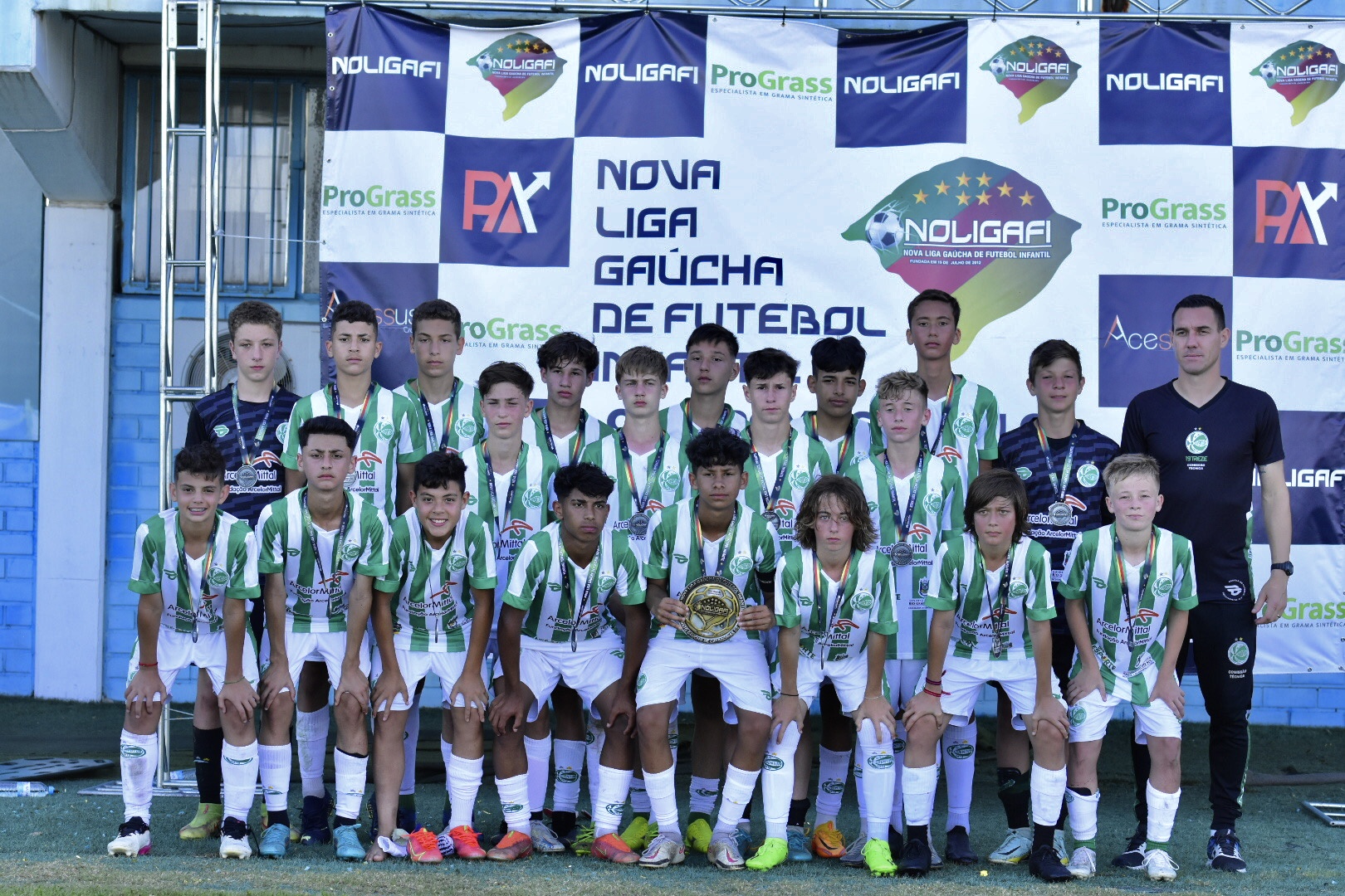 Sub-13 do Juventude é vice-campeã Estadual