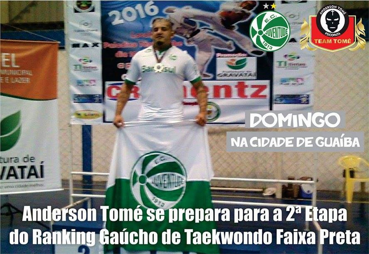 Anderson Tomé participará da 2ª Etapa do Ranking Gaúcho de Taekwondo