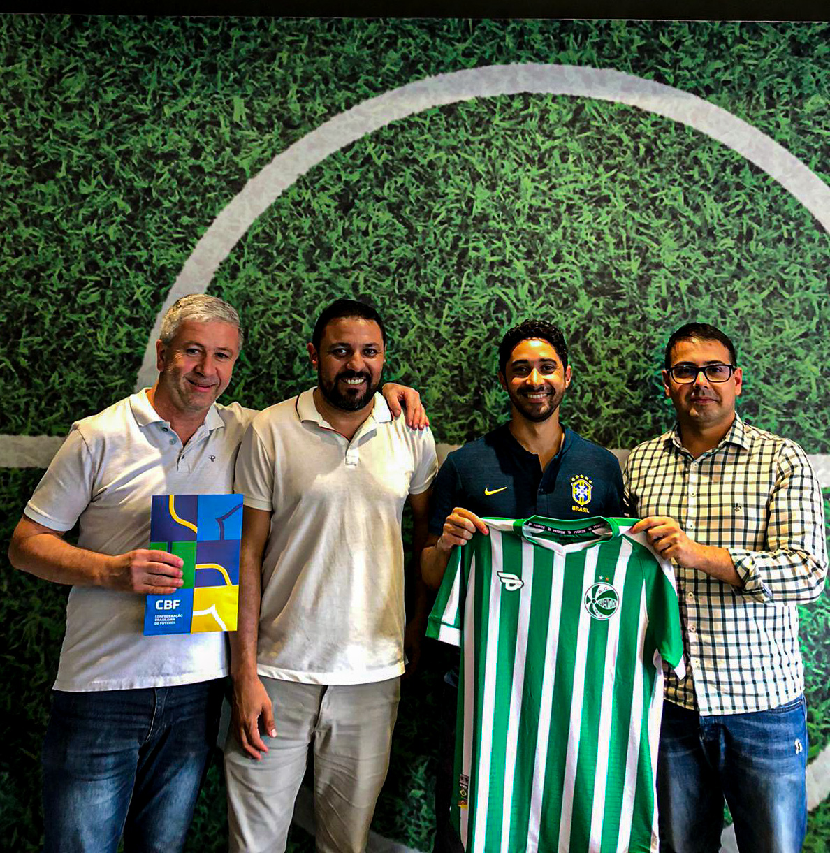 Juventude recebe visita da CBF para renovação do Selo Formador