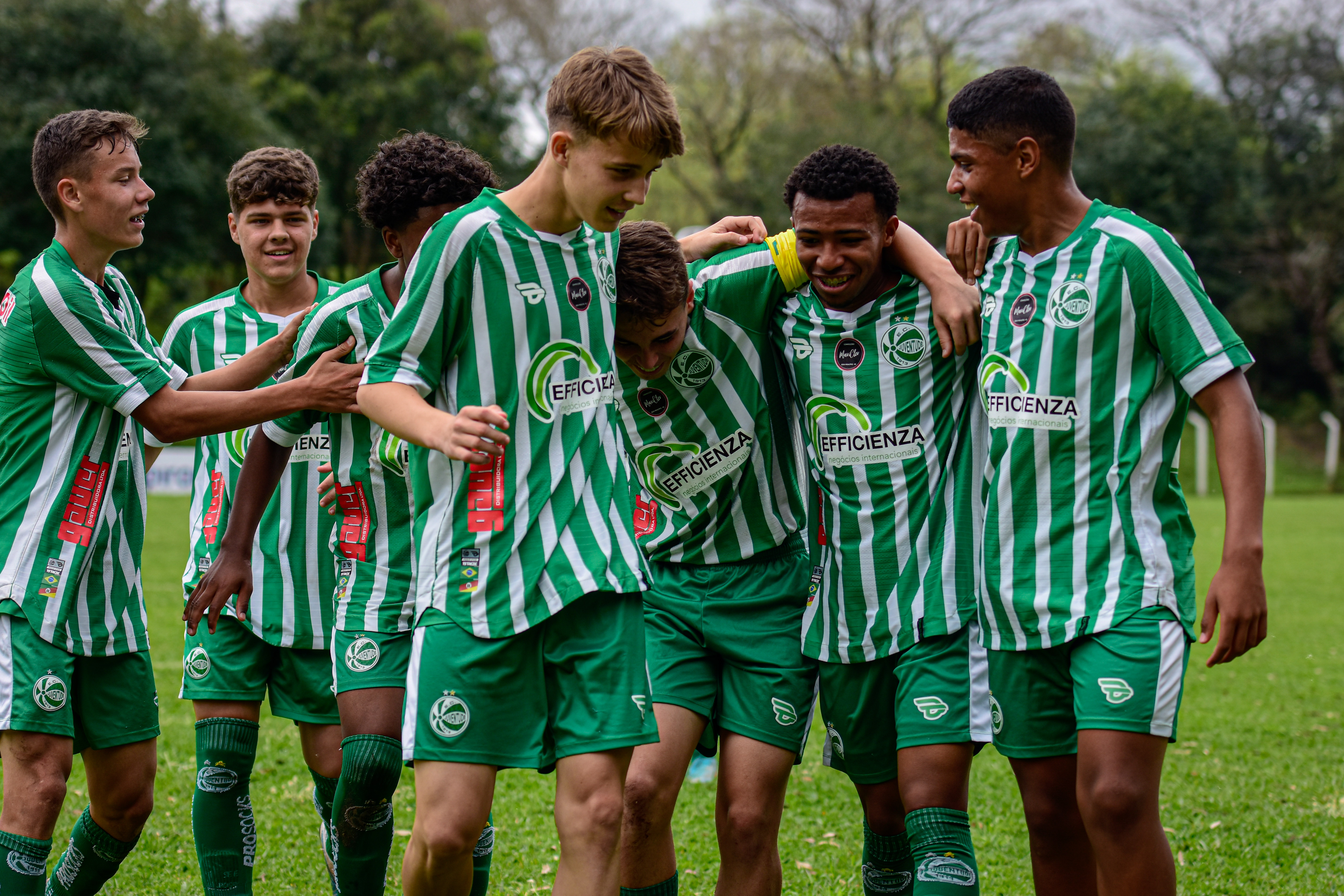 De ponta a ponta! Sub-15 do Juventude vence o S.C Gaúcho e encerra 100% a primeira fase do Gauchão