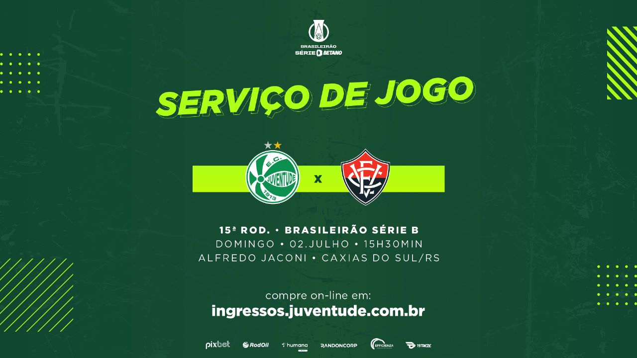 Serviço de jogo: Juventude x Vitória