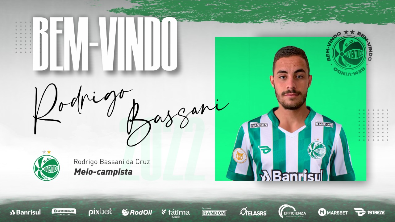 Juventude anuncia a contratação do meia Rodrigo Bassani
