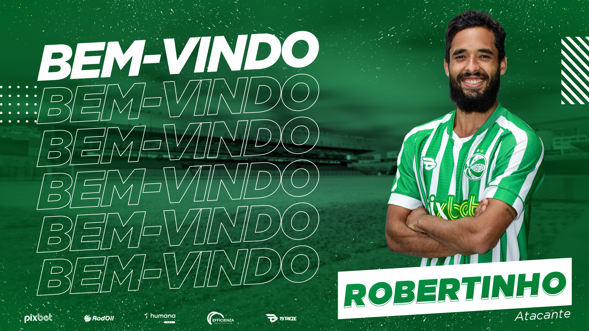 Atacante Robertinho é o novo reforço do Juventude