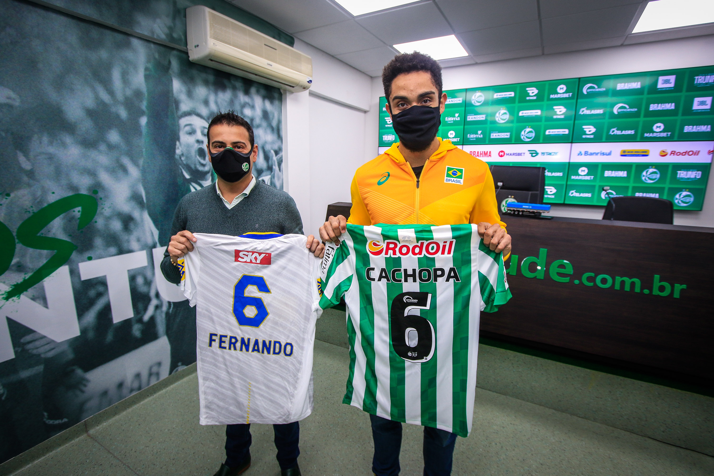 Juventude recebe Fernando Cachopa, levantador da Seleção Brasileira de vôlei