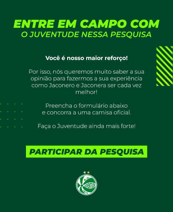 Juventude lança pesquisa visando melhorar interação com os sócios