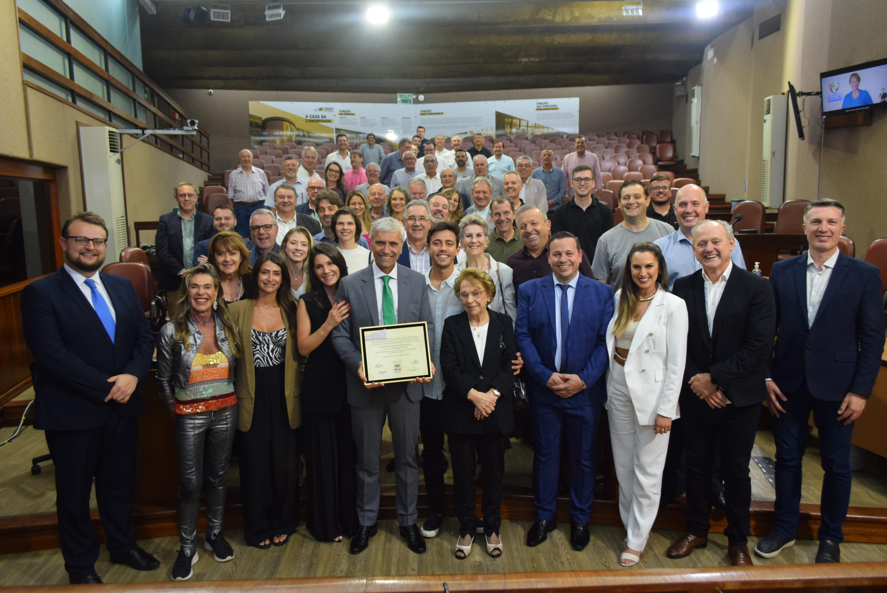 Câmara torna Walter Dal Zotto Junior Cidadão Emérito de Caxias do Sul
