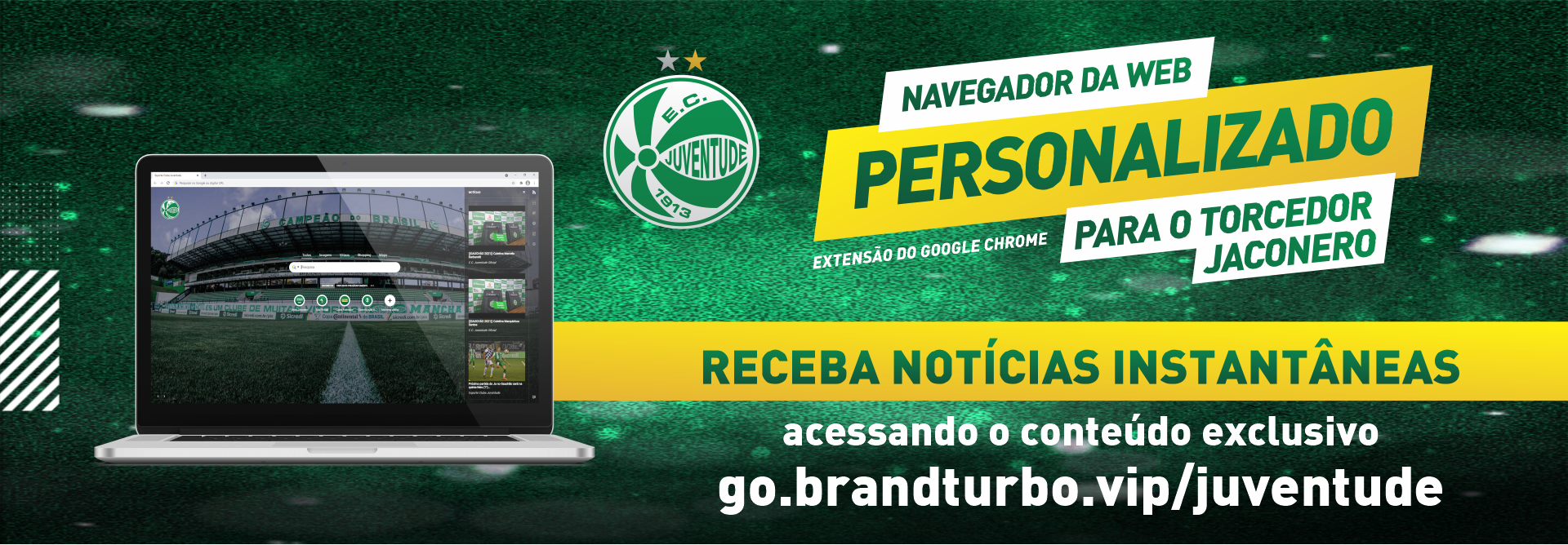 Personalize seu navegador com as cores do Verdão