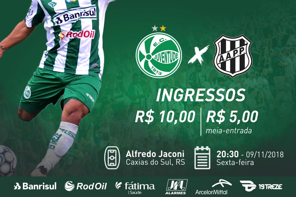 Juventude x Ponte Preta: serviço de jogo