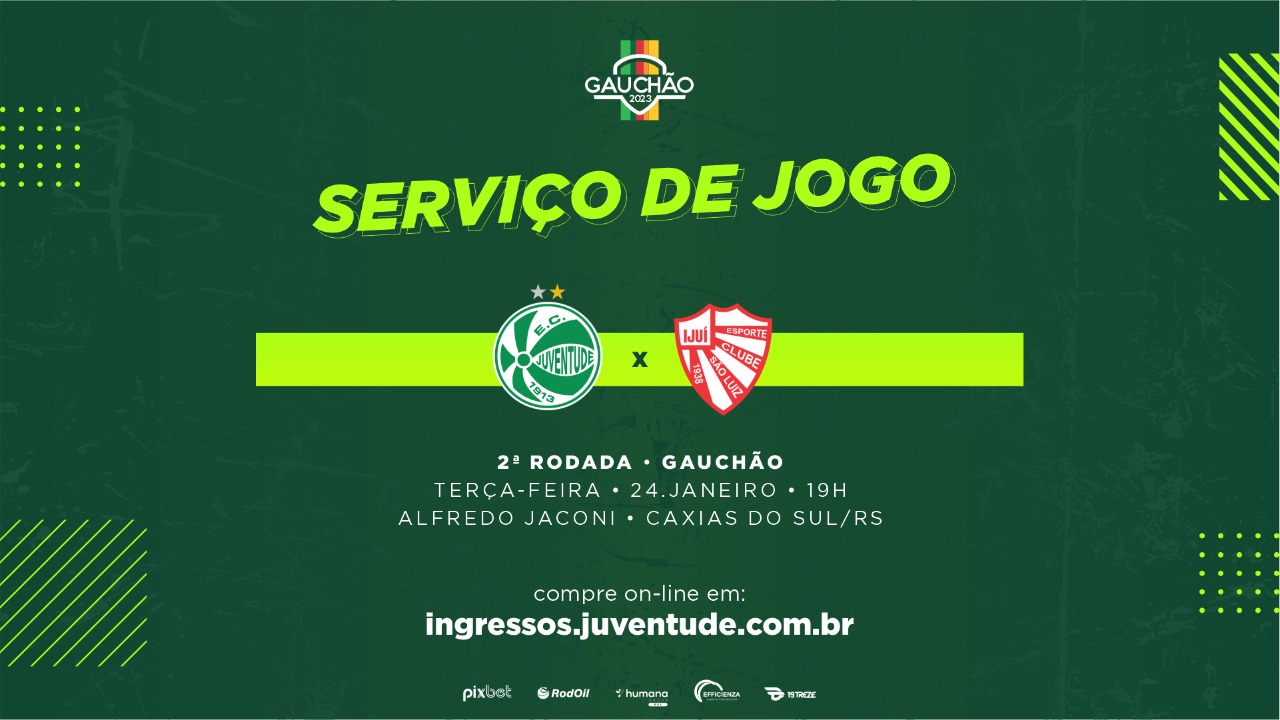 Juventude x São Luiz – Serviço de jogo
