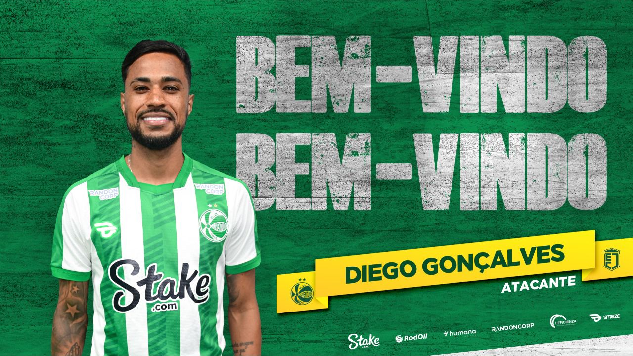 Juventude confirma contratação do atacante Diego Gonçalves