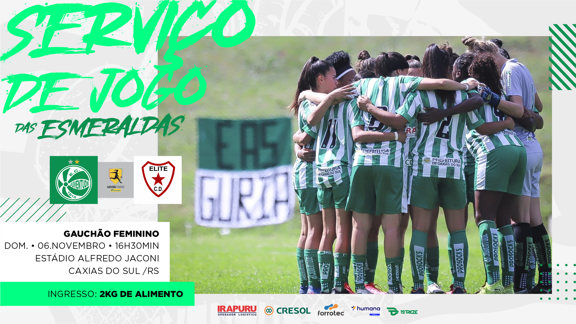 Gauchão Feminino: Juventude decide título do interior no Jaconi