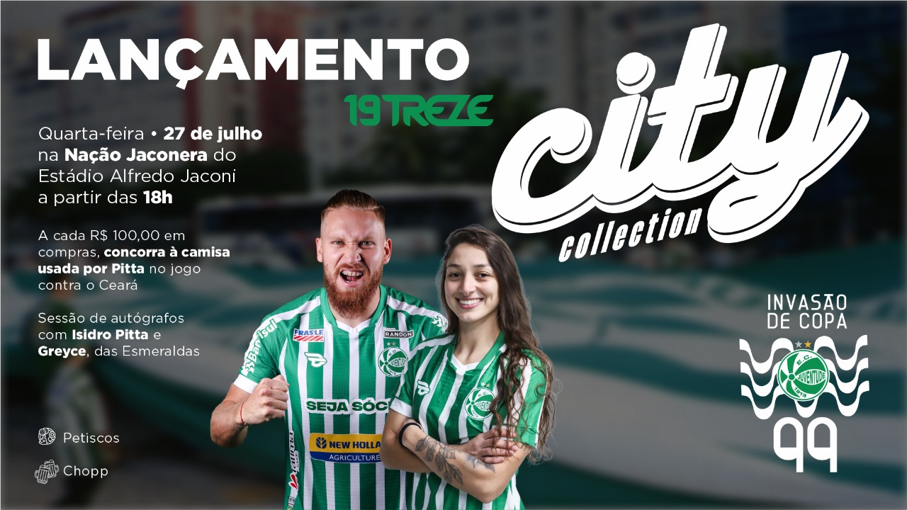Participe do lançamento da camisa “Invasão de Copa”, a primeira da linha City Collection