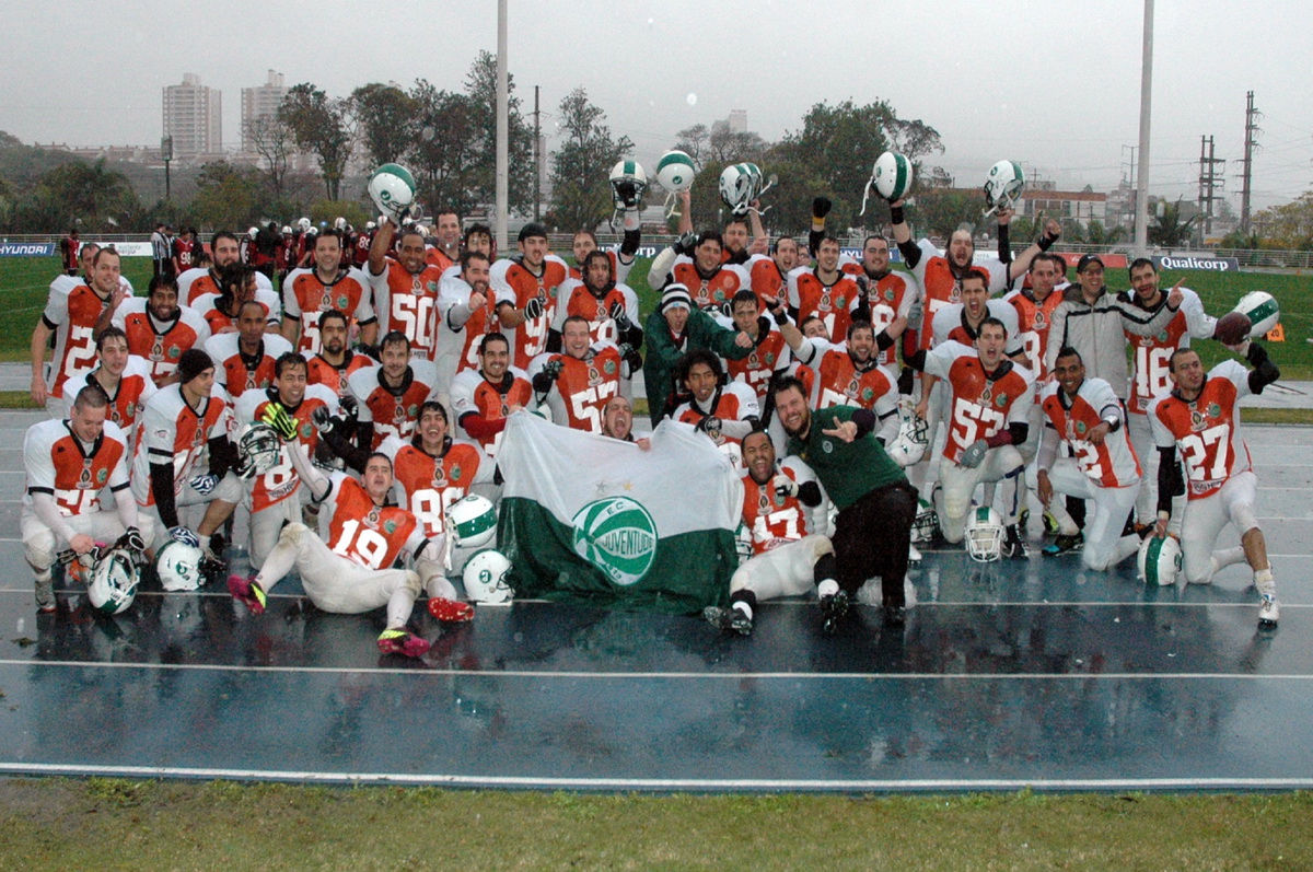 JUVENTUDE GLADIATORS TERMINA TOUCHDOWN NA 14ª COLOCAÇÃO