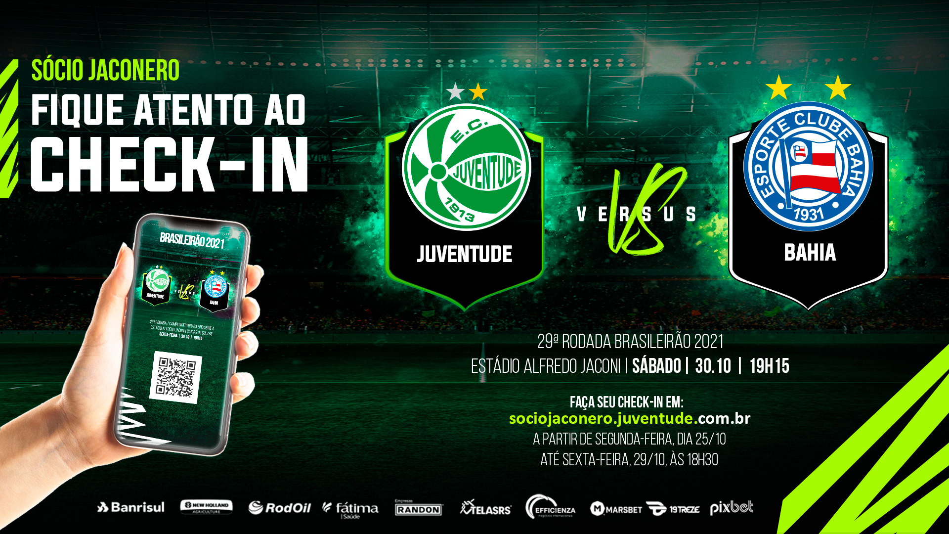 Juventude x Bahia - Serviço de jogo