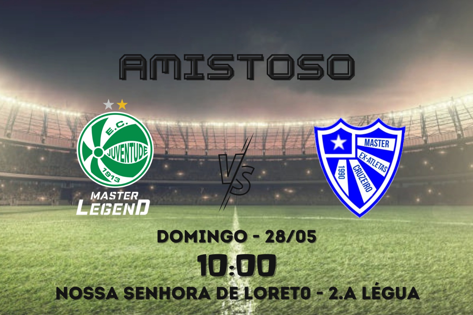 Futebol Master: Juventude enfrentará o Cruzeiro (RS) no final de semana