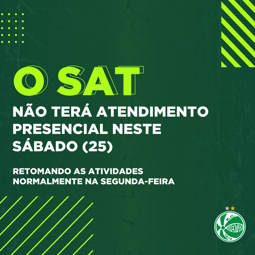 Setor de Atendimento ao Torcedor não abrirá neste sábado (25)