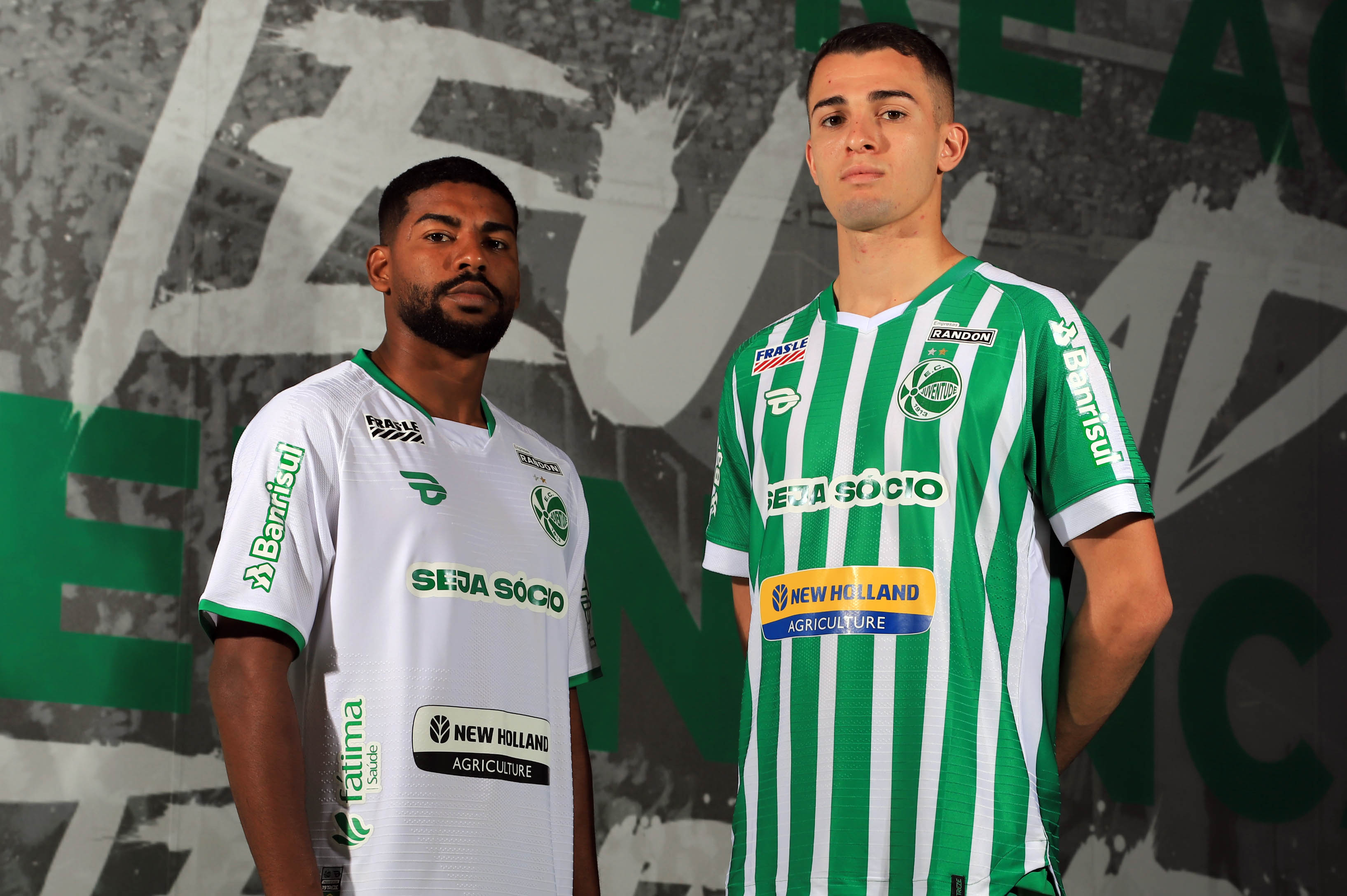 Juventude e 19Treze apresentam camisas de jogo I e II