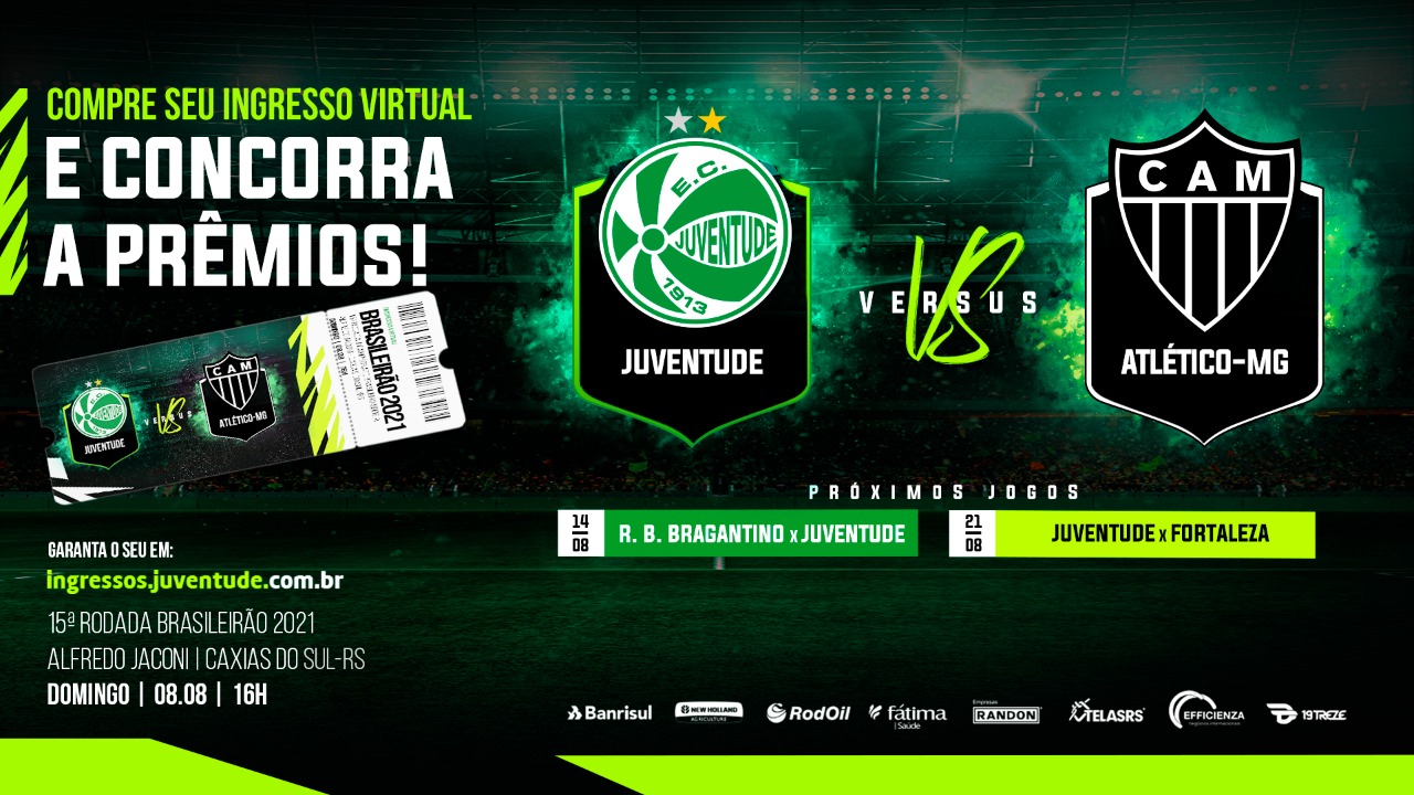 Adquira seu ingresso virtual para a partida contra o Atlético (MG)